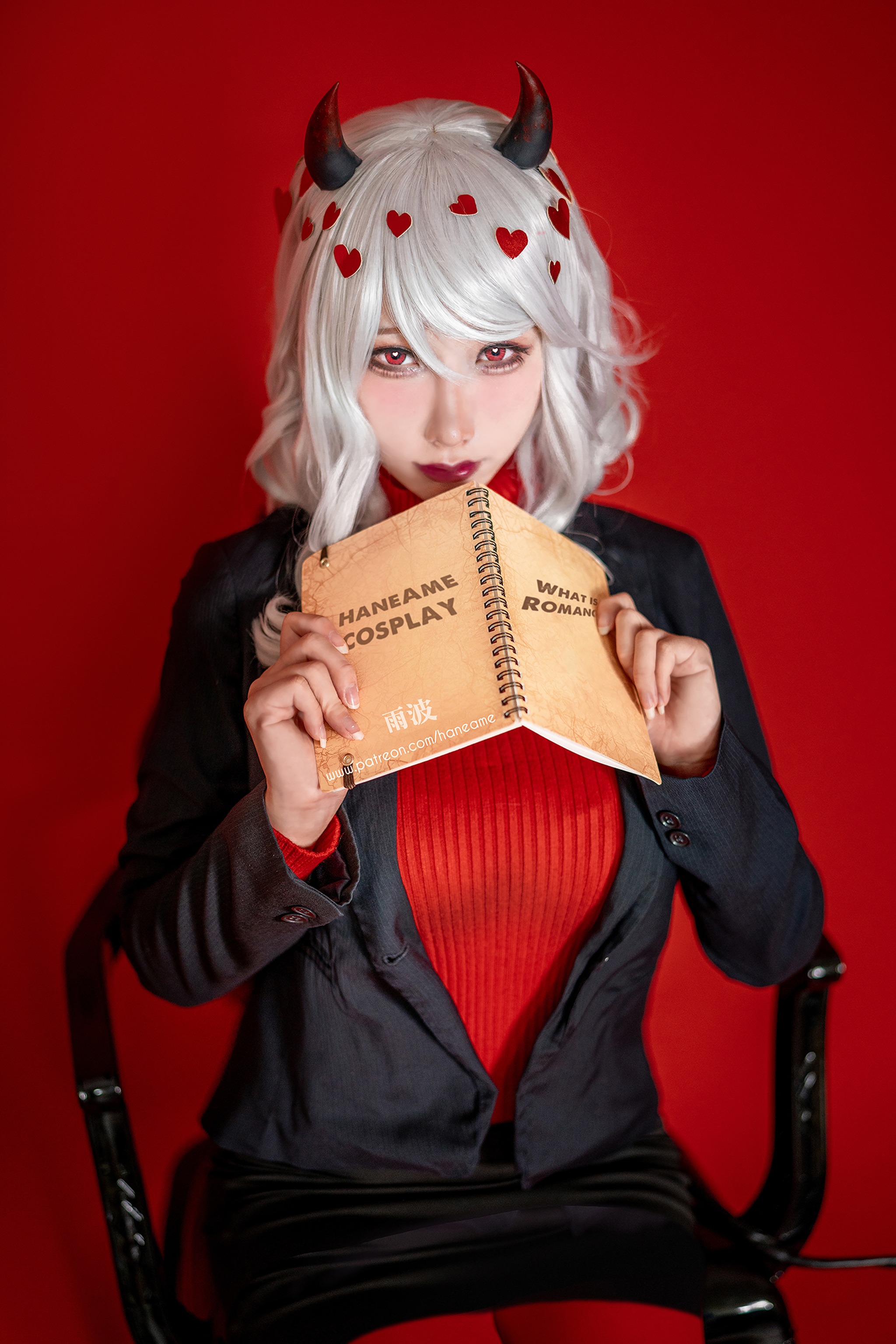 图片[1]-雨波_HaneAme – NO.093 Helltaker Modeus 墨狄斯[26P]-XikXak